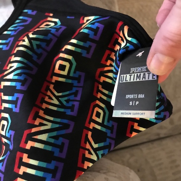 🔥SALE🔥VS PINK Ultimate Racerback Sports Bra S - Picture 4 of 4